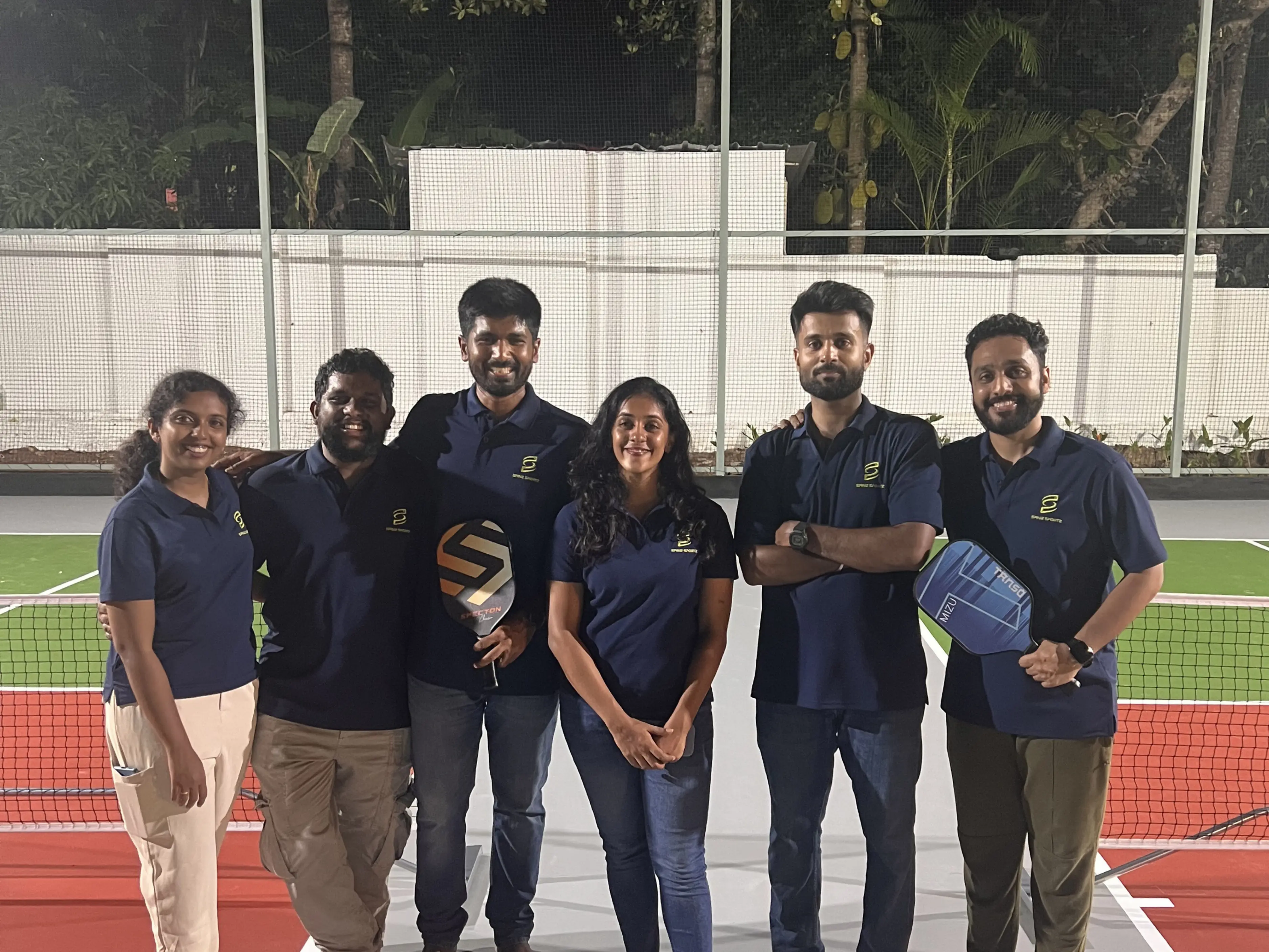 Spinz Pickleball court location in Trivandrum
